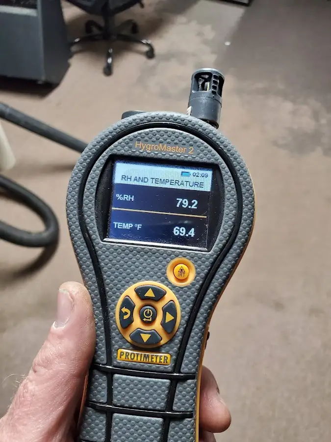 Moisture meter humidity assessment for Fire & Smoke Damage Restoration in Belpre